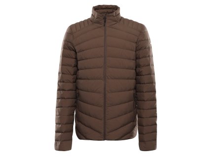 bunda pánská ALPINE PRO RETER péřová hnědá (Varianta S)