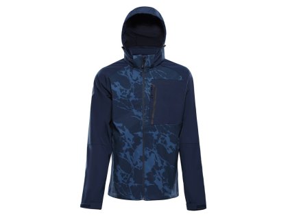 bunda pánská ALPINE PRO HOOR softshellová s DWR modrá (Varianta 5XL)