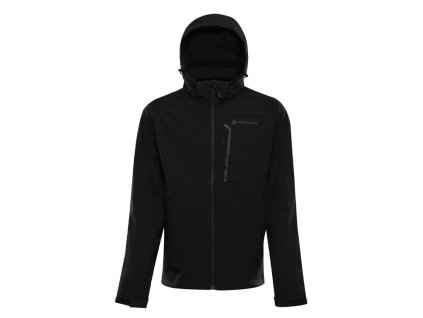 bunda pánská ALPINE PRO HOOR softshellová s DWR černá (Varianta 5XL)