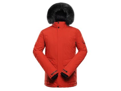 bunda pánská ALPINE PRO WERD 2 s membránou PTX červená (Varianta 5XL)