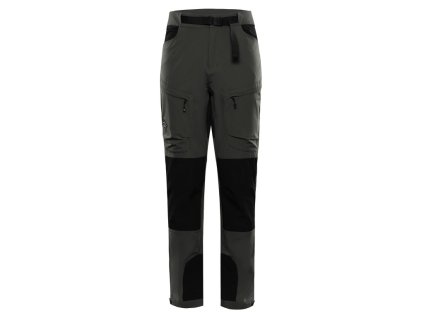 kalhoty pánské dlouhé ALPINE PRO AKAN 2 softshellové zelené (Varianta 46)