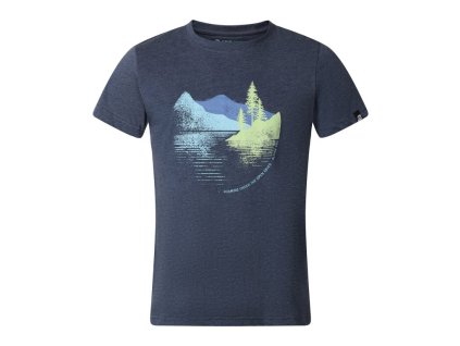 triko pánské krátké ALPINE PRO BOLEN s COOL DRY modré (Varianta S)