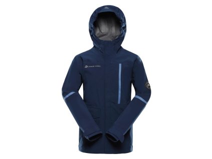 bunda dětská ALPINE PRO ZARRO 3 s membránou PTX modrá (Varianta 116-122)