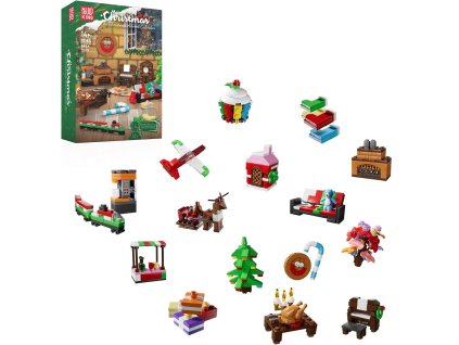 Adventní kalendář MOULD KING 10164 – Christmas Edition