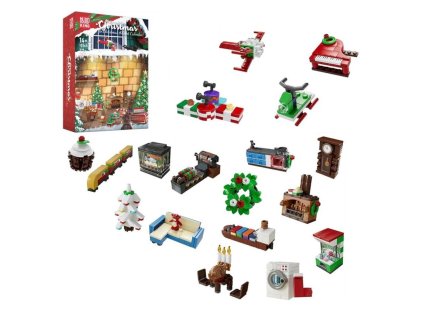 Adventní kalendář MOULD KING 10165 – Christmas Edition