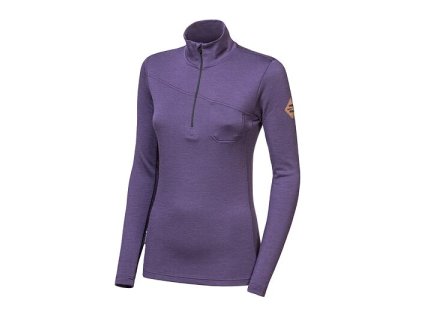 mikina dámská SENSOR Extreme up merino fialová (Varianta L)