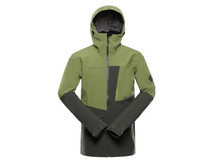 bunda pánská ALPINE PRO ZARR  2 s membránou PTX zelená (Varianta M)