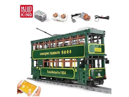 Elektrická R/C tramvaj Hong Kong MOULD KING KB120 – World Railway Series