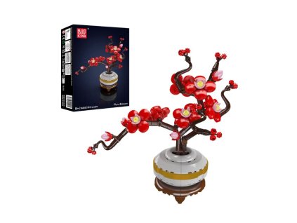 Bonsaj se švestkovými květy MOULD KING 24120 - Flower World