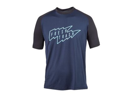 triko pánské krátké FRESH TRASH HORIZON černo/modré (Varianta L)