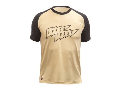 triko pánské krátké FRESH TRASH HORIZON černo/žluté (Varianta M)