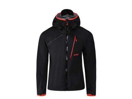 Direct Alpine pánská hardshellová bunda CYCLONE (Barva black/brick, Velikost S)