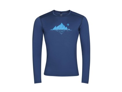 Direct Alpine pánské merino triko FURRY LONG (Barva navy (Glacial lake), Velikost S)