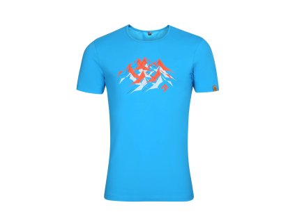 Direct Alpine pánské bavlněné triko FLASH ocean (Brain) (Barva ocean (Mountains), Velikost S)