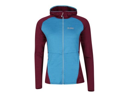 Direct Alpine dámská fleecová mikina SELLA HOOD LADY ochre/anthracite (Barva ocean/cherry, Velikost XS)