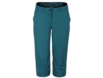 Direct Alpine dámské outdoorové kalhoty ALARO LADY 3/4  palisander/brick (Barva emerald, Velikost XS)