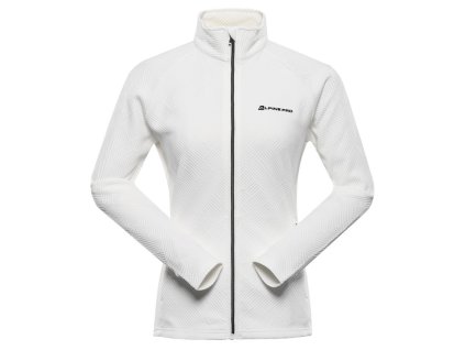 mikina dámská ALPINE PRO DOZERA 2 hřejivá bílá (Varianta XL)