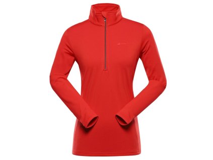 mikina dámská ALPINE PRO GETTA 2 fleecová červená (Varianta L)