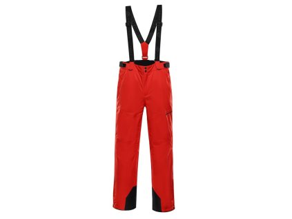 kalhoty pánské lyžařské ALPINE PRO EDES 2 s membránou PTX SNOW červené (Varianta XL)