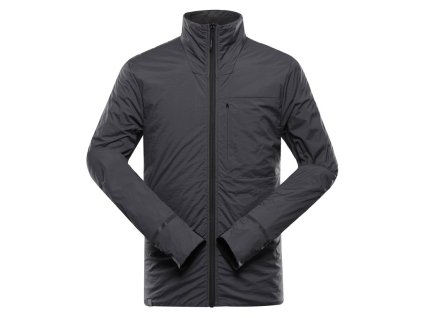 bunda pánská ALPINE PRO NOKED zateplená zemitá (Varianta 5XL)