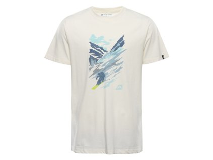 triko pánské krátké ALPINE PRO GREM 2 béžové (Varianta 5XL)