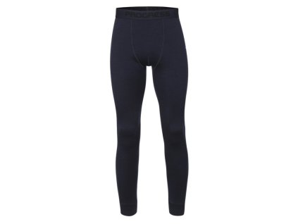 spodky dlouhé pánské Progress MT SDN 250 merino černo/modrá (Varianta L)