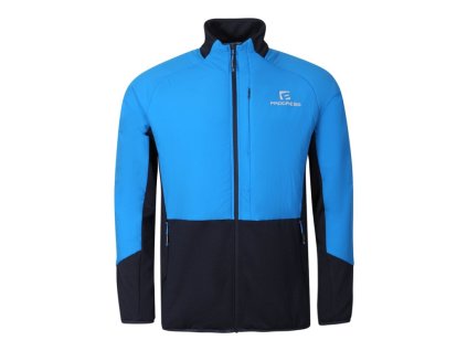 bunda pánská Progress TORSTEN JKT hybridní s merinem modro/černá (Varianta L)