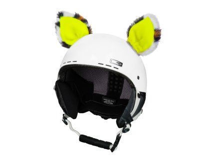 CrazyEars - Neon žlutá kočka