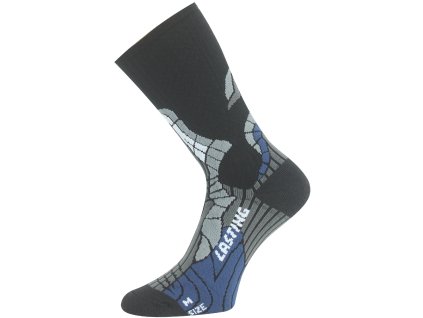Běžkařské merino ponožky Lasting  SCI-905 modro černé
