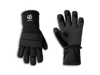 Voděodolné lyžařské rukavice Dare2b Freeride černé DUG347