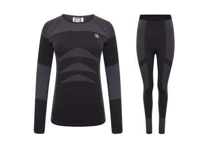 Dámský set termoprádla Dare2b In The Zone Base Layer II černý DWU415