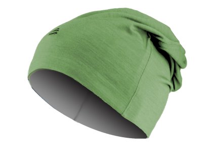 Lasting merino čepice BOLY zeleno šedá (Velikost S/M)