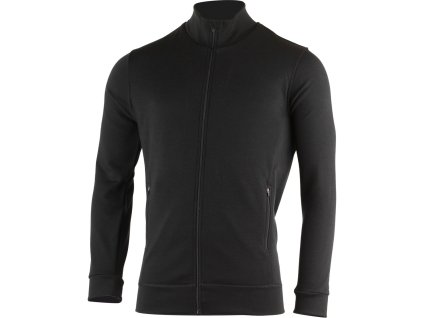 Lasting pánská merino mikina THERM černá (Velikost S)
