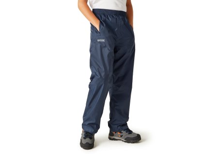 Dětské převlečné nepromokavé kalhoty Regatta OverTrousers – modré