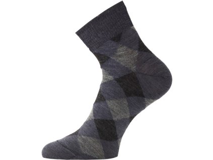 Lasting merino ponožky WPKS černé (Velikost S)