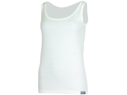 Lasting dámské merino tílko LORY bílé (Velikost S)