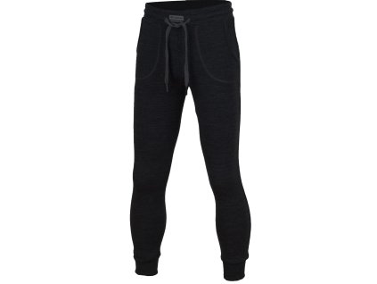 Lasting dětské merino tepláky FINO černé (Velikost 110)