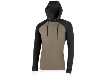 Lasting pánská merino mikina WERICH hnědá (Velikost M)