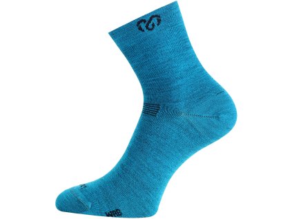 Lasting merino ponožky WAB modré (Velikost S)