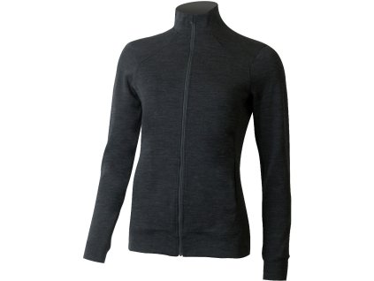 Lasting dámská merino mikina ALMA černá (Velikost XS)