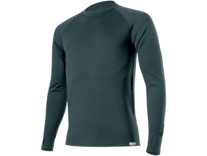 Lasting pánská merino mikina WITY petrolejová (Velikost M)