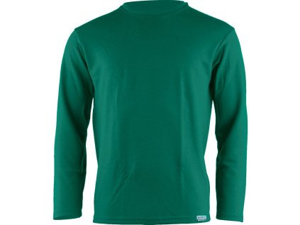 Lasting pánská merino mikina WOLK zelená (Velikost L)