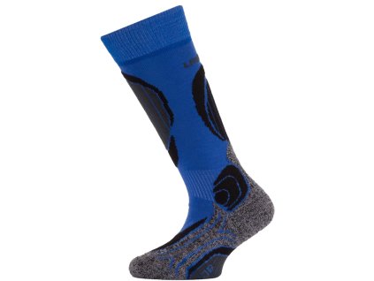 Lasting dětské merino lyžařské ponožky SJB modré (Velikost XXS)