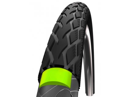 Schwalbe plášť Marathon 20x1.75 GreenGuard černá+reflexní pruh