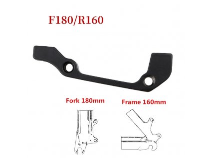 Adaptér kotoučové brzdy přední / zadní Post Mont F180mm/R160mm servisní balení