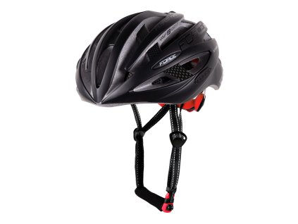 přilba FORCE ROAD, černá mat/lesk (velikost S-M)