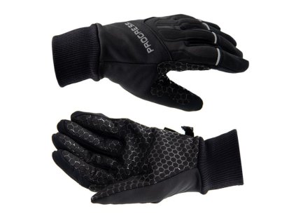 rukavice Progress SNOWRIDE GLOVES zimní černé (Varianta L)