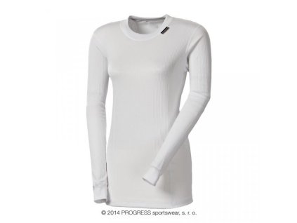 triko dlouhé dámské Progress NDRZ bílé (Varianta L)