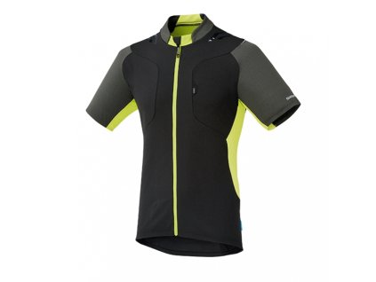dres krátký pánský Shimano Explorer Jersey černý (Varianta L)