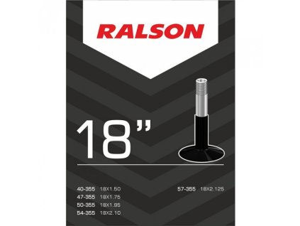 duše RALSON 18"x1.75-2.125 (47/57-355) AV/31mm